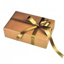 Gift wrapping yellow